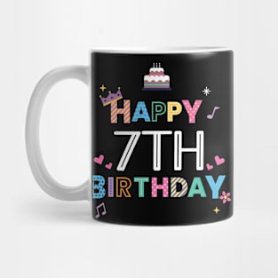 Happy Birthday 7. Geburtstag Mug